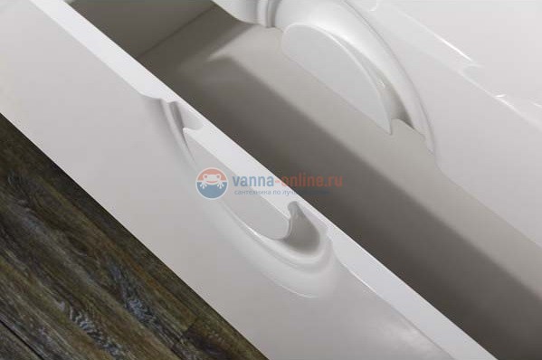 Тумба под раковину BelBagno Onda-800-2C-SO-BL 80 см подвесная, цвет белый глянцевый