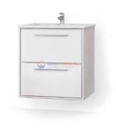 Тумба под раковину Raval Frame 60 Fra.01.60/P/W, подвесная, белая