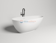 Ванна Salini Paola 160 х 77 х 54 см, из материала Solix, матовая белая 101611SM