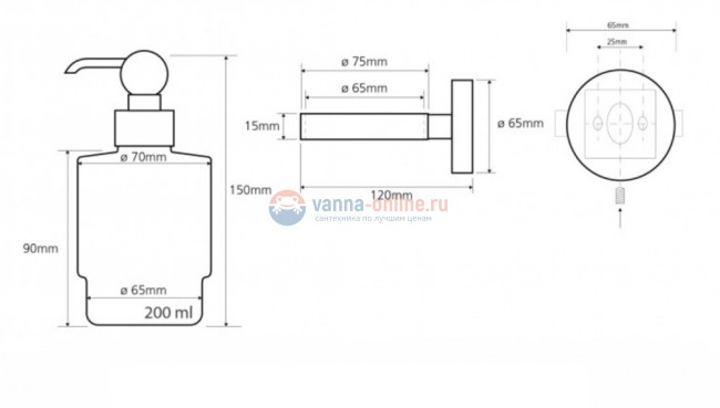 Дозатор жидкого мыла Bemeta Retro 144309102 7 x 12 x 15 см, 200 мл, хром Дозатор жидкого мыла Bemeta Retro 144309102 7 x 12 x 15 см, 200 мл, хром