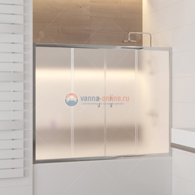Шторка на ванну RGW SC-61, 01116115-21, 150 x 150 см стекло матовое, хром Шторка на ванну RGW SC-61, 01116115-21, 150 x 150 см стекло матовое, хром