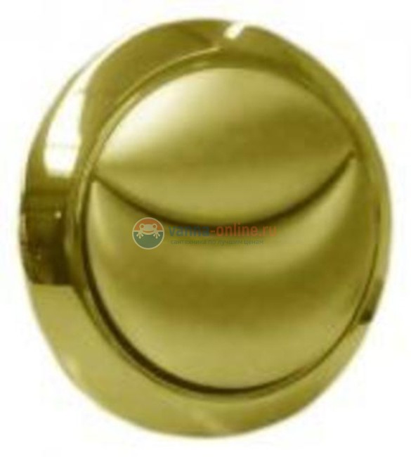 Кнопка арматуры бачка Cezares CZR-BTN-G, золото