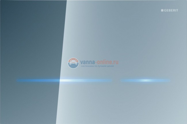 Клавиша Geberit Sigma Type 80 116.090.SM.1, бесконтактная, для двойного смыва, зеркальное стекло