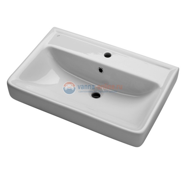 Тумба с раковиной Iddis Custo CUS55W0i95K 55 см напольная, белая