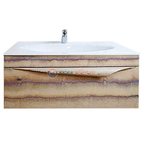 Тумба под раковину Clarberg Papyrus wood 100 Pap-w.01.10/LIGHT, цвет - светлое дерево