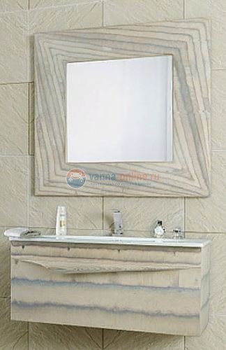 Тумба под раковину Clarberg Papyrus wood 100 Pap-w.01.10/LIGHT, цвет - светлое дерево