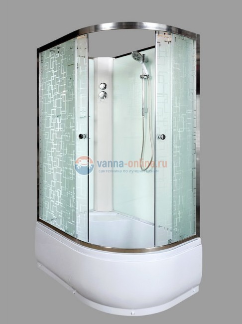 Душевая кабина Deto Em EM4511 L/R N 110 x 80 см, без крыши
