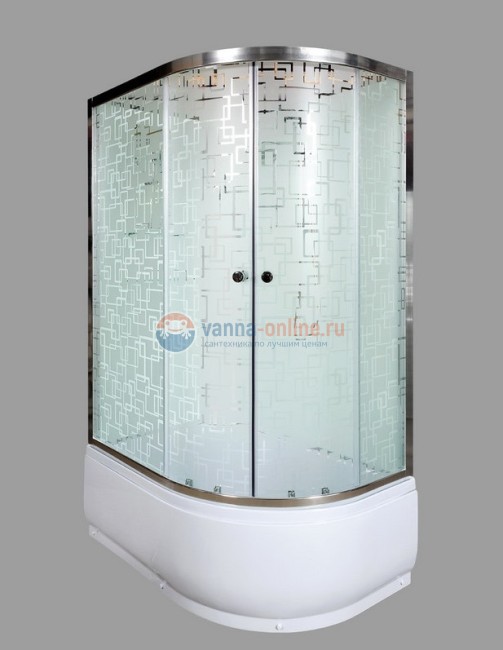 Душевая кабина Deto Em EM4511 L/R N 110 x 80 см, без крыши