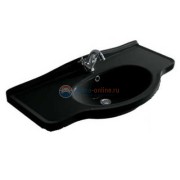 Раковина Galassia Ethos 8433NE черная, 75 x 52 см