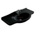 Раковина Galassia Ethos 8433NE черная, 75 x 52 см