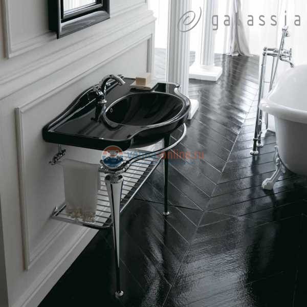 Раковина Galassia Ethos 8433NE черная, 75 x 52 см