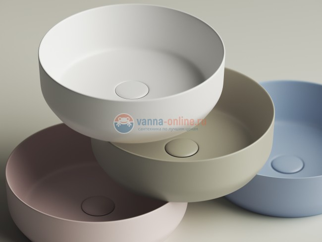 Раковина Ceramica Nova Element CN6022MW, 39x39x12 см, накладная, белая матовая