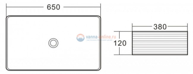 Раковина BelBagno BB1408 накладная 65 х 38 х 12 см Раковина BelBagno BB1408 накладная 65 х 38 х 12 см