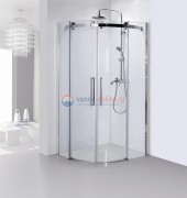 Душевой уголок Bravat Wave BS090.1202S, 90 x 90 x 200 см, двери раздвижные, стекло прозрачное, хром