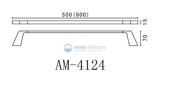 Полотенцедержатель Art&Max Techno AM-4124 Полотенцедержатель Art&Max Techno AM-4124