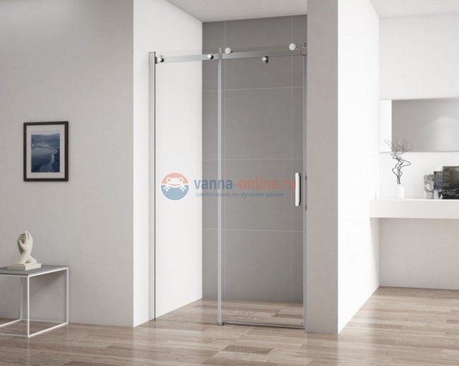 Душевая дверь в нишу Cezares STYLUS-SOFT-BF-1-100-C-Cr, 100 см, стекло прозрачное, цвет профиля хром Душевая дверь в нишу Cezares STYLUS-SOFT-BF-1-100-C-Cr, 100 см, стекло прозрачное, цвет профиля хром