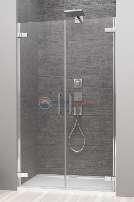 Двустворчатая дверь Radaway Arta DWD 45L + 55R, стекло прозрачное