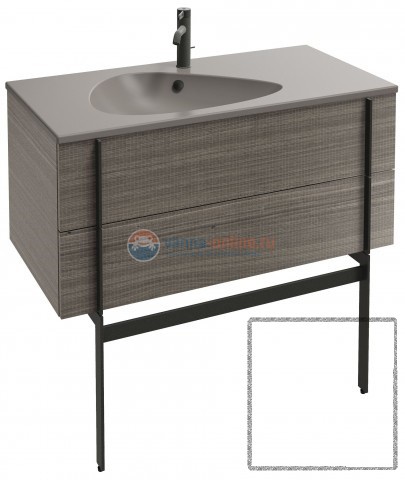 Тумба под раковину Jacob Delafon Nouvelle Vague 100 EB3032-M49, цвет - белый матовый