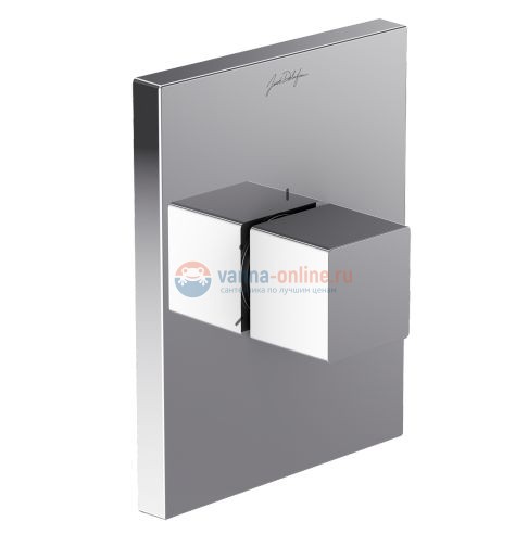 Переключатель потоков Jacob Delafon Square E75413-CP на три потребителя Переключатель потоков Jacob Delafon Square E75413-CP на три потребителя