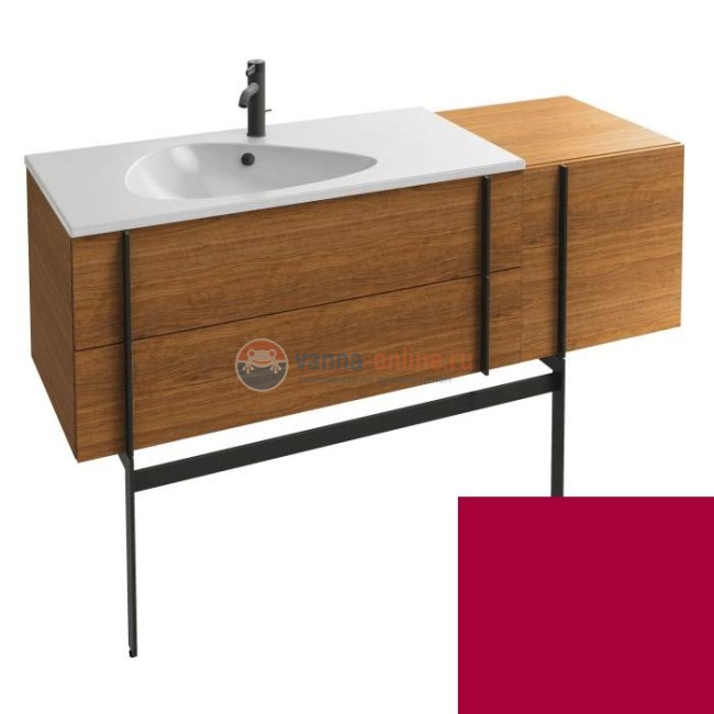 Тумба под раковину Jacob Delafon Nouvelle Vague 145 EB3037RU-R3, малина глянец