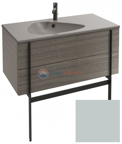 Тумба под раковину Jacob Delafon Nouvelle Vague 100 EB3032-G73, цвет - голубой шторм глянцевый