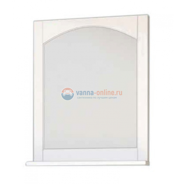 Зеркало Dreja Antia 105, капучино, с полочкой