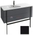 Тумба под раковину Jacob Delafon Nouvelle Vague 120 EB3036-S14, 3 ящика, цвет - черный сатин