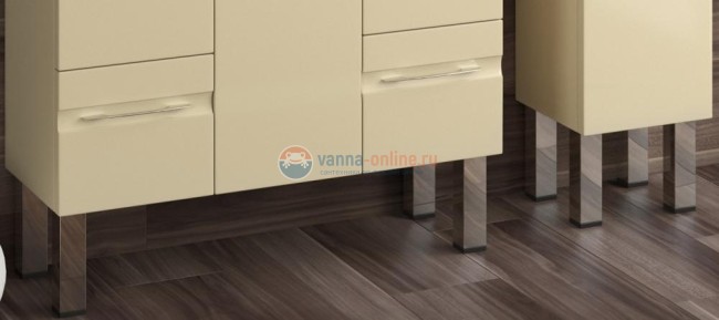 Тумба с раковиной Sanvit Прима kprim090, 90 см напольная, каштан светлый Тумба с раковиной Sanvit Прима kprim090, 90 см напольная, каштан светлый