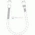 Металлический шланг для душа 2000 мм Ideal Standard METALFLEX A2428AA