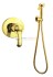 Гигиенический душ Cezares Lira LIRA-DIM-03/CZR-IFSC1-03/24, золото