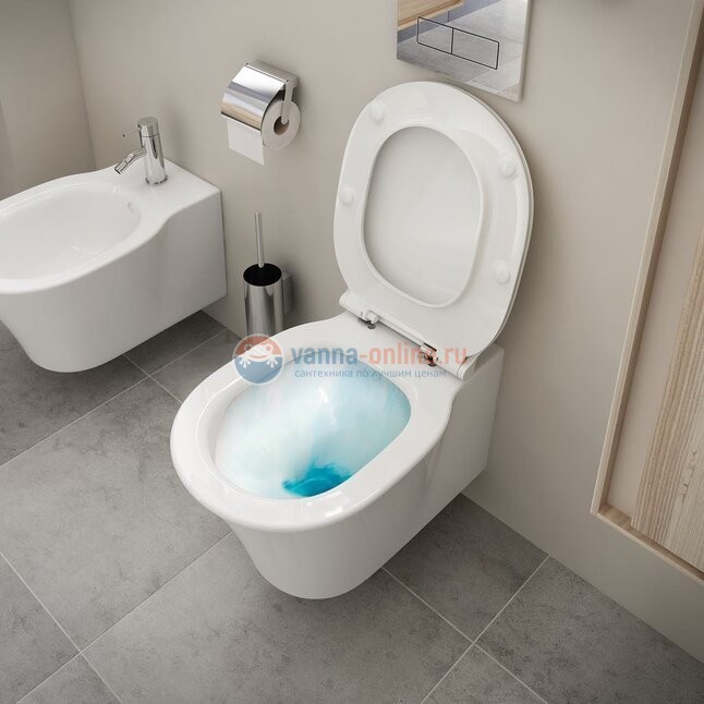 Подвесное биде Ideal Standard CONNECT AIR E026601 Подвесное биде Ideal Standard CONNECT AIR E026601
