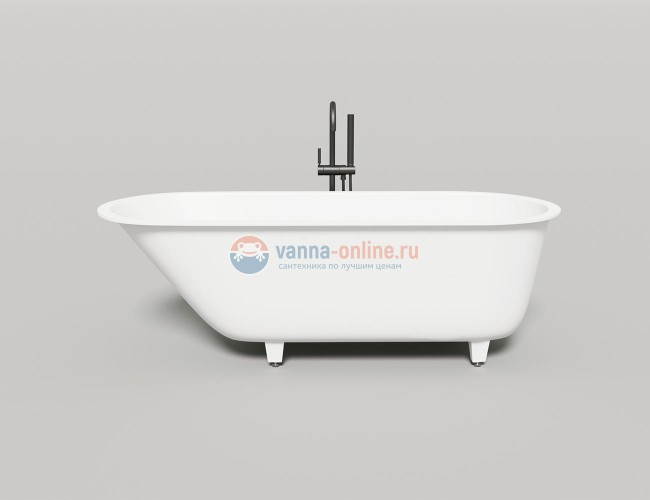Ванна из искусственного камня Salini Ornella 170 x 70 x 59 см из материала Solix, белая матовая 102323M Ванна из искусственного камня Salini Ornella 170 x 70 x 59 см из материала Solix, белая матовая 102323M