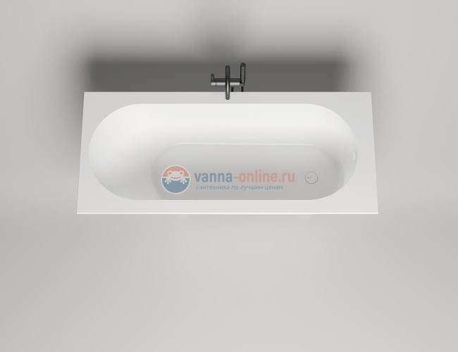 Ванна из искусственного камня Salini Ornella 170 x 70 x 59 см из материала Solix, белая матовая 102323M Ванна из искусственного камня Salini Ornella 170 x 70 x 59 см из материала Solix, белая матовая 102323M