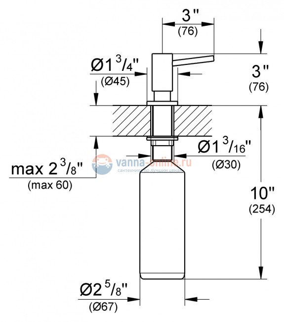 Дозатор для жидкого мыла Grohe Essentials 40535000