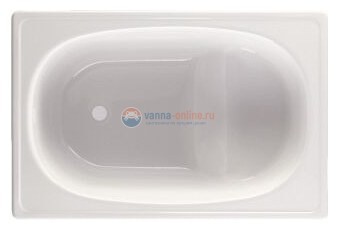 Стальная ванна BLB Europa Mini B05E 105х70 сидячая