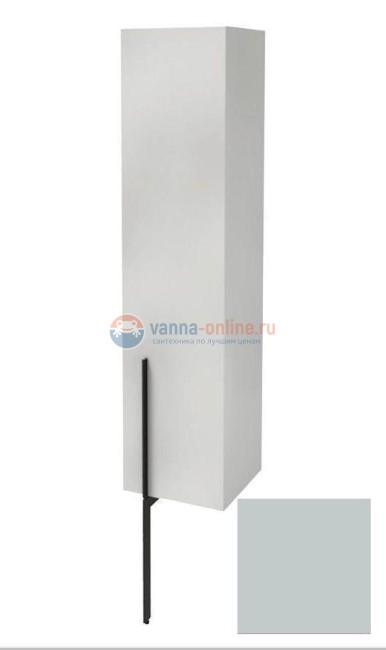 Пенал Jacob Delafon Nouvelle Vague 35 см, EB3047D-M50, цвет голубой шторм матовый, правый