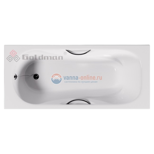 Чугунная ванна Goldman Donni 160x75