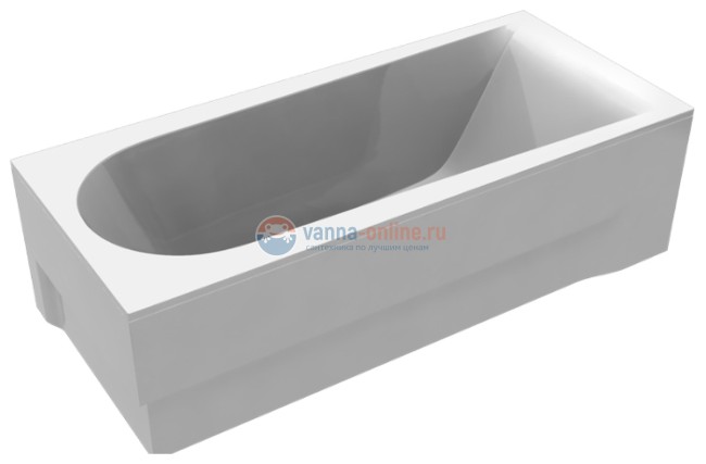 Ванна акриловая Vayer Boomerang 180.080.045.1-1.0.0, 180 х 80 см