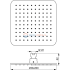 Верхний душ 200x200 мм Ideal Standard B0024XG Верхний душ 200x200 мм Ideal Standard B0024XG