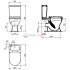 Напольный унитаз-компакт Ideal Standard EUROVIT V337101