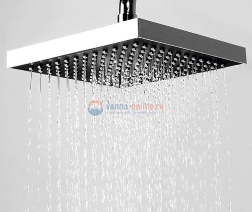 Верхний душ WasserKRAFT А028, 200*200 мм, хром Верхний душ WasserKRAFT А028, 200*200 мм, хром