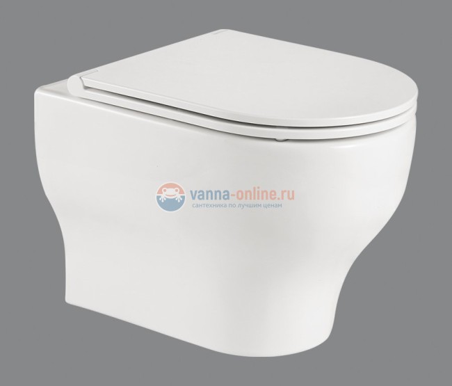 Унитаз подвесной BelBagno Lucie BB063CHR, безободковый