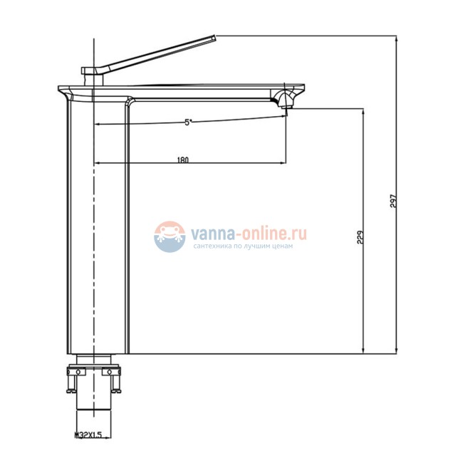 Смеситель Timo Halti 4111/00F chrome для раковины высокий Смеситель Timo Halti 4111/00F chrome для раковины высокий