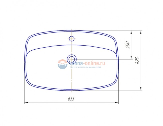 Раковина Kirovit Купер-65 Раковина Kirovit Купер-65