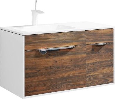 Тумба под раковину Aqwella Malaga 900 Mal.01.09 L/R/CD, цвет - крафт темный