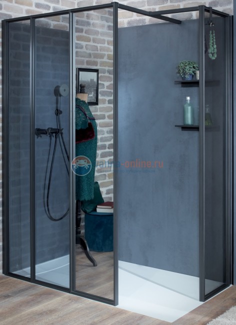 Душевое ограждение Jacob Delafon Nouvelle Vague 1300, стекло прозрачное Душевое ограждение Jacob Delafon Nouvelle Vague 1300, стекло прозрачное