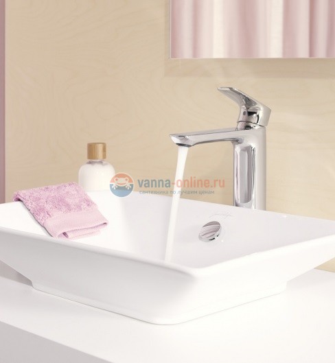 Смеситель Jacob Delafon Aleo E72299-4-CP для раковины без донного клапана Смеситель Jacob Delafon Aleo E72299-4-CP для раковины без донного клапана