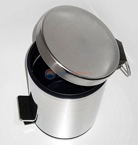 Корзина для мусора WasserKraft К-637 7 л с педалью