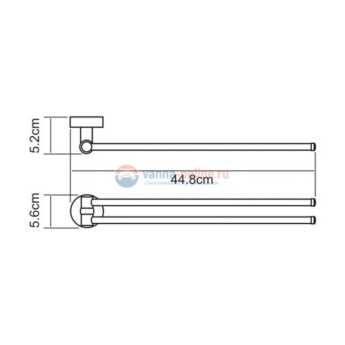 Полотенцедержатель WasserKRAFT Isen 4031 Полотенцедержатель WasserKRAFT Isen 4031