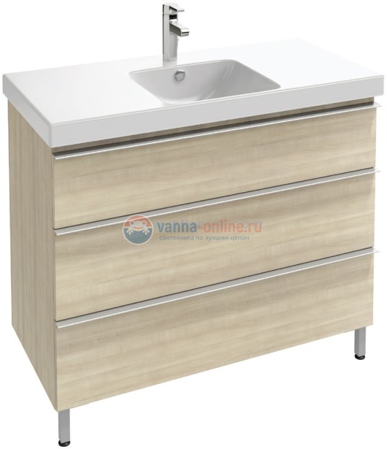 Тумба под раковину Jacob Delafon ODEON UP 105х75 смешанное дерево, EB994-F90 Тумба под раковину Jacob Delafon ODEON UP 105х75 смешанное дерево, EB994-F90